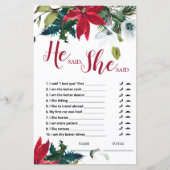 Hij zei dat ze zei dat ze zei dat ze met Kerstmis  (Voorkant)