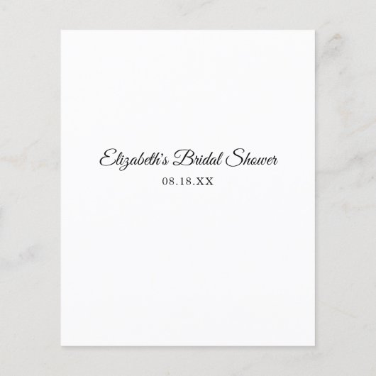 Hij zei dat ze zei | Modern minimaal Vrijgezellenf (Achterkant)