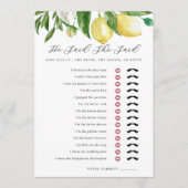 Hij zei dat ze zei printbaar Vrijgezellenfeest spe Kaart (Voorkant)