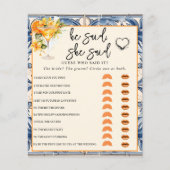 Hij zei dat ze zei | VRIJGEZELLENFEEST (Voorkant)