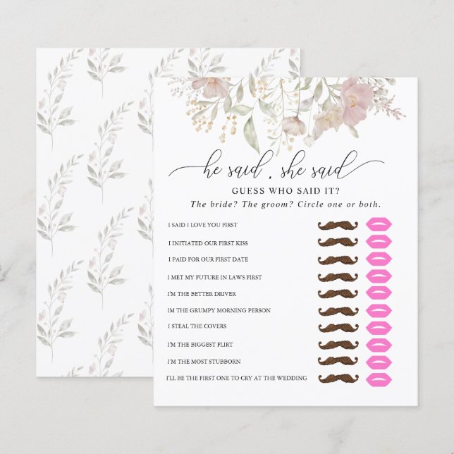 Hij zei dat ze zei | VRIJGEZELLENFEEST (Voorkant / Achterkant)