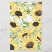 Hij zei dat ze Zonnebloem Vrijgezellenfeest Game C Flyer (Achterkant)