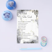 Hij zei dat zij zei dat Black Rose Bruidsfeest spe Flyer (Enkel)