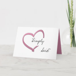 Hij zei gewoon "Trouw met me" Feestdagen Kaart