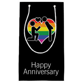 Hij zei ja Happy Jubileum Gay Thlee Klein Cadeauzakje