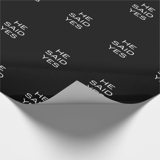 Hij zei ja! Hulp bij het gay-huwelijk inpakpapier (Hoek)