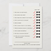 Hij zei: "vrijgezellenfeest spelkaart" kaart (Achterkant)