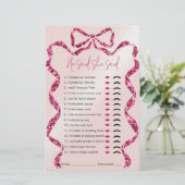 Hij zei, ze zei dat ze een roze strik Vrijgezellen (Staand voorkant)