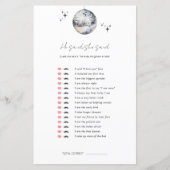 Hij zei, ze zei Disco Ball Vrijgezellenfeest Game (Voorkant)