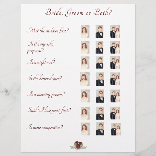 Hij zei, ze zei Game Flyer (Voorkant)