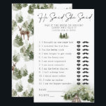 Hij zei, ze zei in de Bossen Bachelorette<br><div class="desc">Al uw toekomstige partijgasten zullen door dit ontwerp worden beloond! Pas het aan je wensen aan.</div>