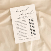 Hij zei, ze zei Vrijgezellenfeest partij spel Informatiekaartje