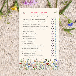 Hij zei, zij zei | Boheemse wilde bloemen