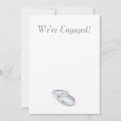 Hij zette een Ring op het/bewaar de datum Save The Date (Achterkant)
