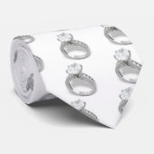 Hij zette een ring op het/sparen de Datum Stropdas (Opgerold)