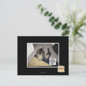 Hij ziet haar groot uitgebeend. briefkaart (Staand voorkant)