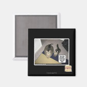 Hij ziet haar groot uitgebeend. magneet (Voorkant / Achterkant)