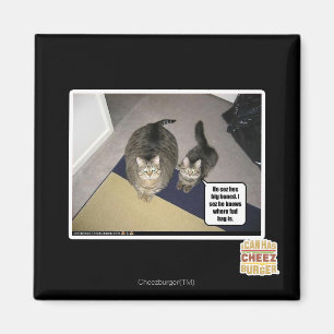 Hij ziet haar groot uitgebeend. magneet