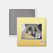 Hij ziet haar groot uitgebeend. magneet (Voorkant / Achterkant)