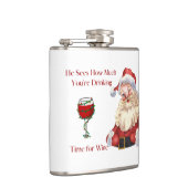 Hij ziet hoeveel je Drink op een Heupfles (Rechts)