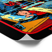 Hij ziet je als je slaapt Vrolijk Kerstfeest Poster (Hoek)