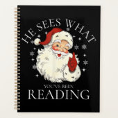 Hij ziet wat je grappig vindt om te lezen planner (Voorkant)