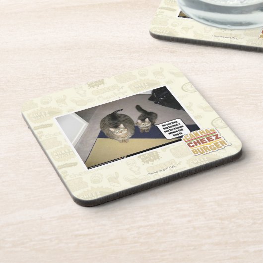 Hij ziet zijn grote beenderen. bier onderzetter (Linkerzijde)