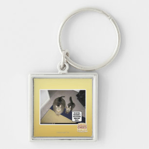 Hij ziet zijn grote beenderen. sleutelhanger