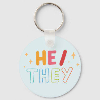 Hij/zij Sleutelhanger