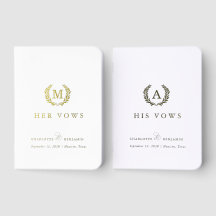 'Hij & Zij' Witte Kuif Monogram Trouw-