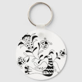 Hij zingt een ventilator sleutelhanger (Voorkant)