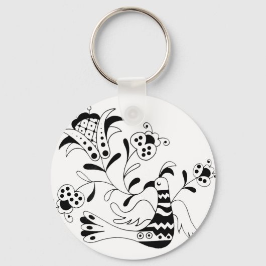 Hij zingt een ventilator sleutelhanger (Voorkant)