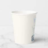 Hij zond de wilde dingen uit naar bed - blauw papieren bekers (Rechts)