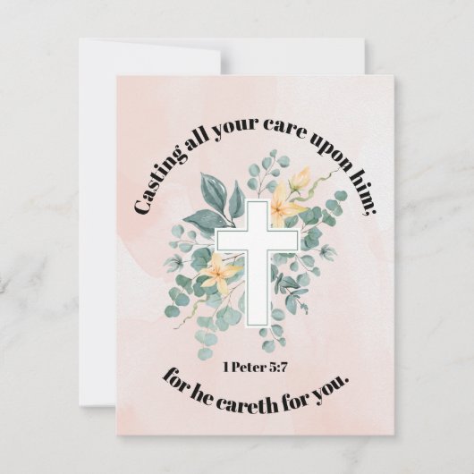 Hij zorgt voor jou notitiekaartje (Voorkant)