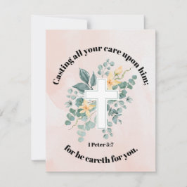 Hij zorgt voor jou notitiekaartje