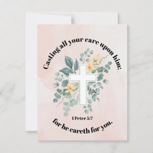 Hij zorgt voor jou notitiekaartje