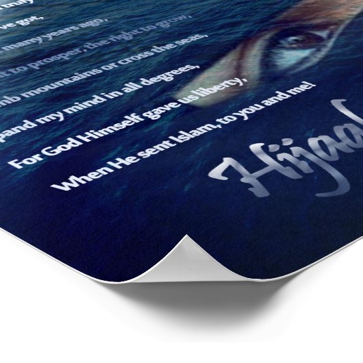 Hijaab Poster (Hoek)