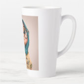 Hijab Girl Latte Mok (Rechts)