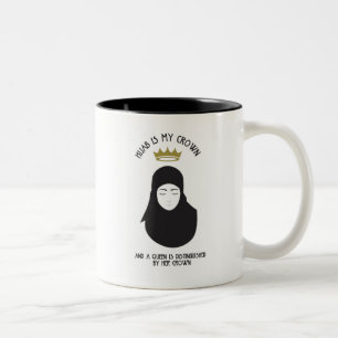 Hijab is mijn kroon - BLACK Coffee Mok