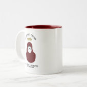 Hijab is mijn kroon - GLASSEN Tweekleurige Koffiemok (Voorkant links)