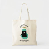 Hijab is mijn kroon - NIQAB - AQU - FACELESS Tote Bag (Voorkant)