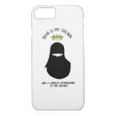 Hijab is mijn kroon - NIQAB iPhone 7 Hoesje (Achterkant)