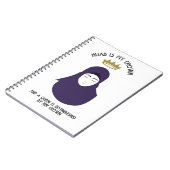 Hijab is mijn kroon - PAARS Notitieboek (Linkerzijde)
