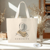 Hijab Lijn Kunst Marmor Sleutelhanger | Acrylen Sl