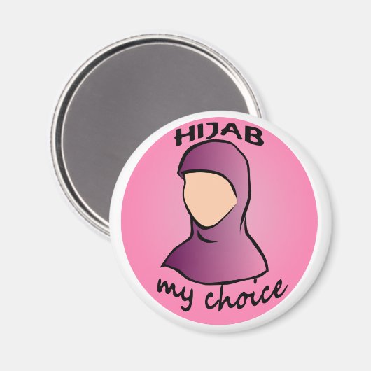 Hijab mijn keuze magneet (Voorkant / Achterkant)