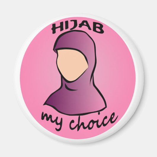 Hijab mijn keuze magneet (Voorkant)