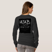 Hijab - my head belongs to me t-shirt (Achterkant volledig)
