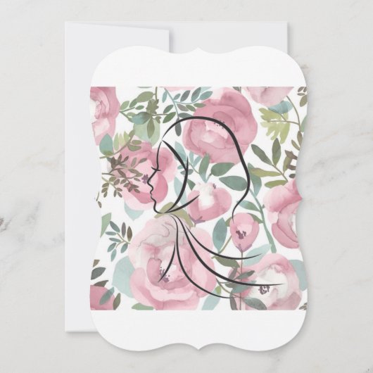 Hijab-partij Kaart (Achterkant)