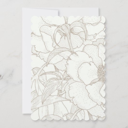 Hijab-partij Kaart (Achterkant)