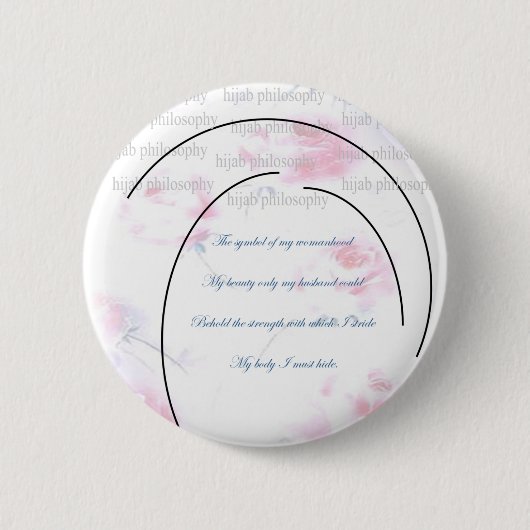 Hijab Philosophy Button (Voorkant)